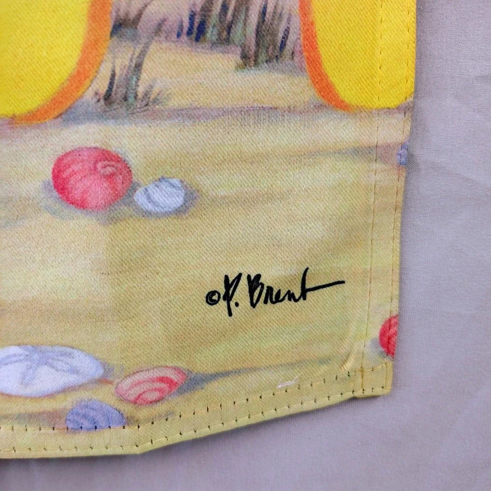 M Brent Flip Flop Days‎ Summer Beach Garden Flag 12x18 Coastal Decor Multicolor